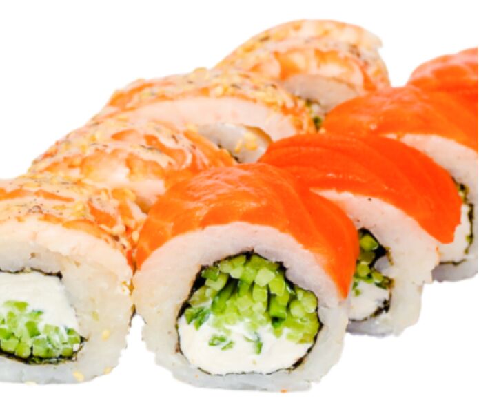Мікс лосось-креветка — Wow Sushi