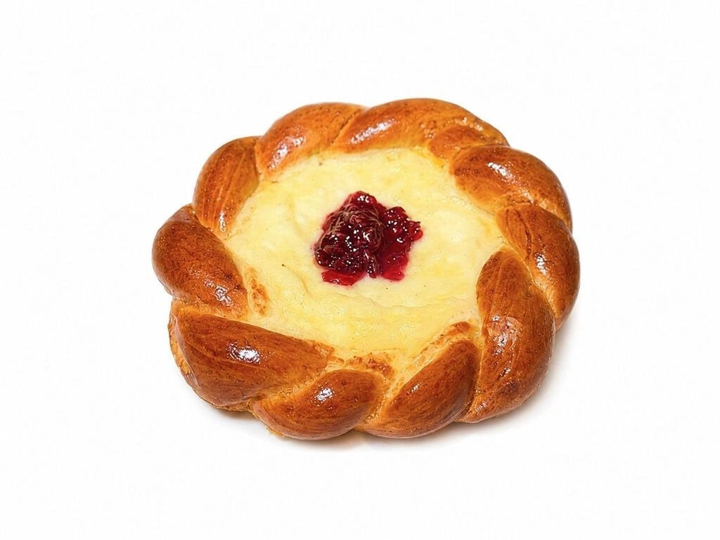 Ватрушка з малиною