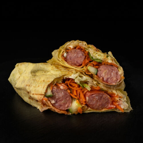 Хот-дог в лаваші з подвійною сосискою — Doner House