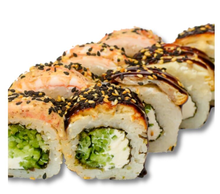 Мікс вугор-креветка — Wow Sushi