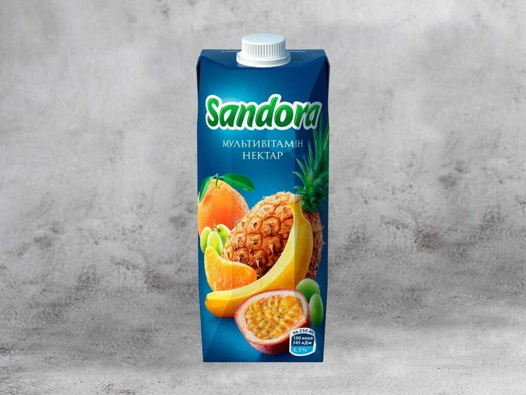 Нектар Sandora мультивітамін, 0,5 л — Крихітка Шу - Смелянська 36