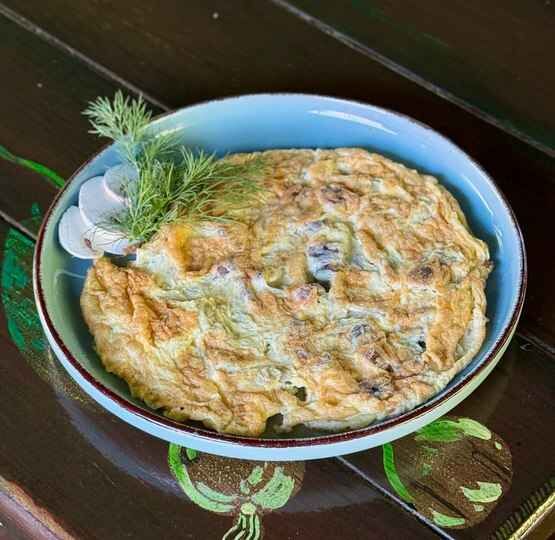 Омлет із грибами 