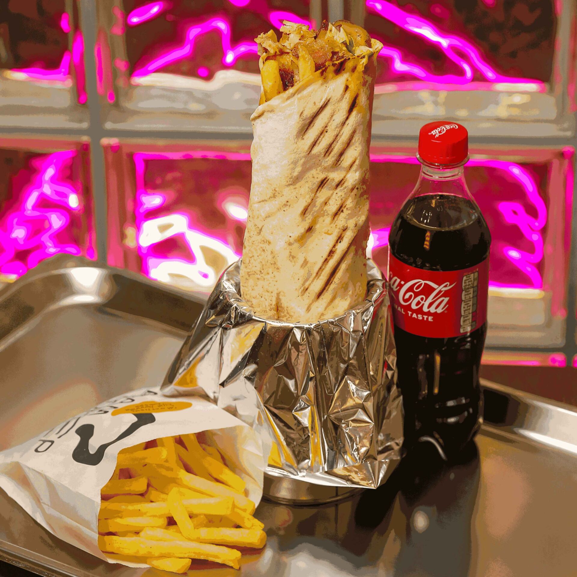 Меню донер в лаваші L (Курка) — Vam Doner