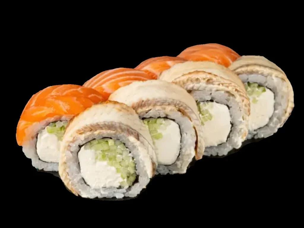 МІХ ЛОСОСЬ/ВУГОР — FishKa Sushi