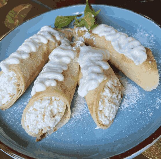 Млинці з cиром 