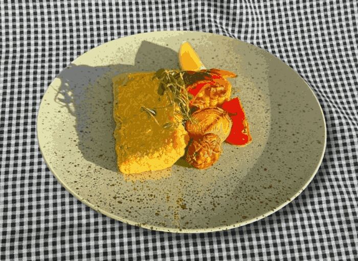 Судак з овочами гриль — SerVant