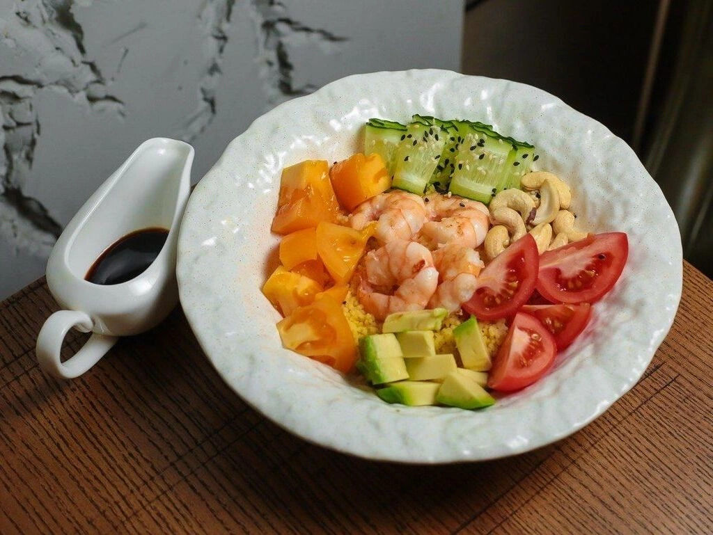 Боул з креветкою