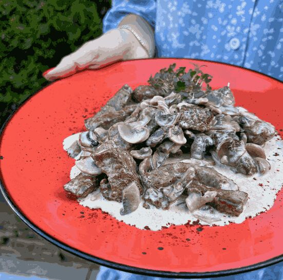 Печінка по-Строгановськи — Рушничок