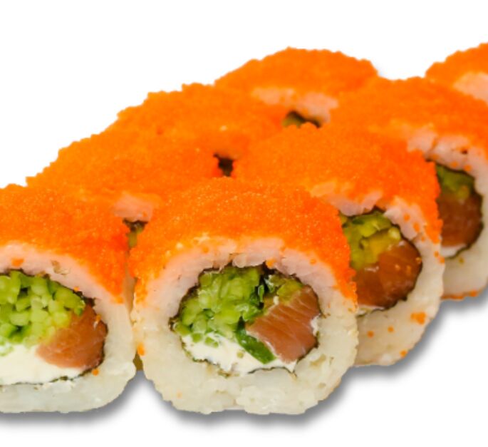 Каліфорнія з лососем в ікрі — Wow Sushi