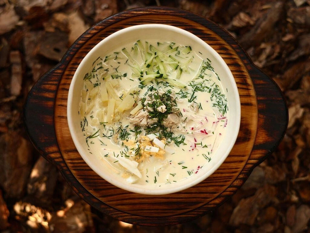 Окрошка з курчам